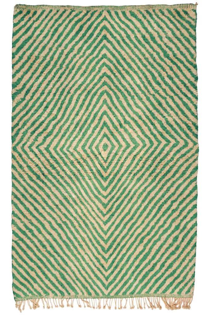 KN250096A natural wool green ocean copy